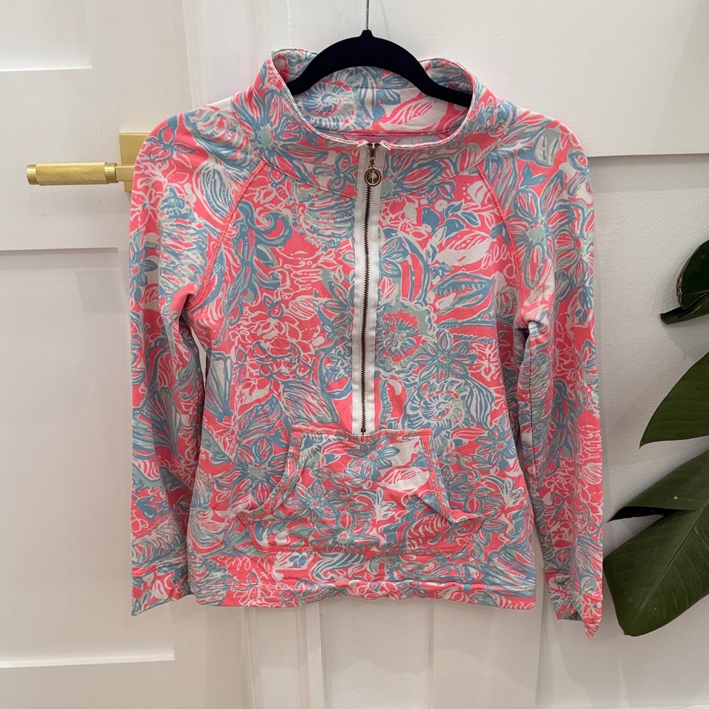 Lilly Pulitzer Skipper Popover in Pink Sun Ray